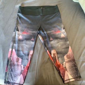 Adidas Climalite Crop Leggings Size Large